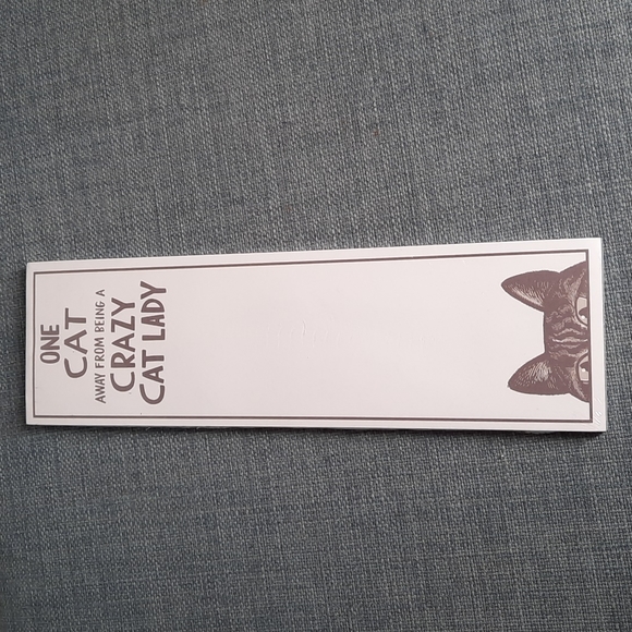 Crazy Cat Lady Gift Set Funny Pillow Cat Placemat Magnetic List Pat Cotton - Picture 9 of 10